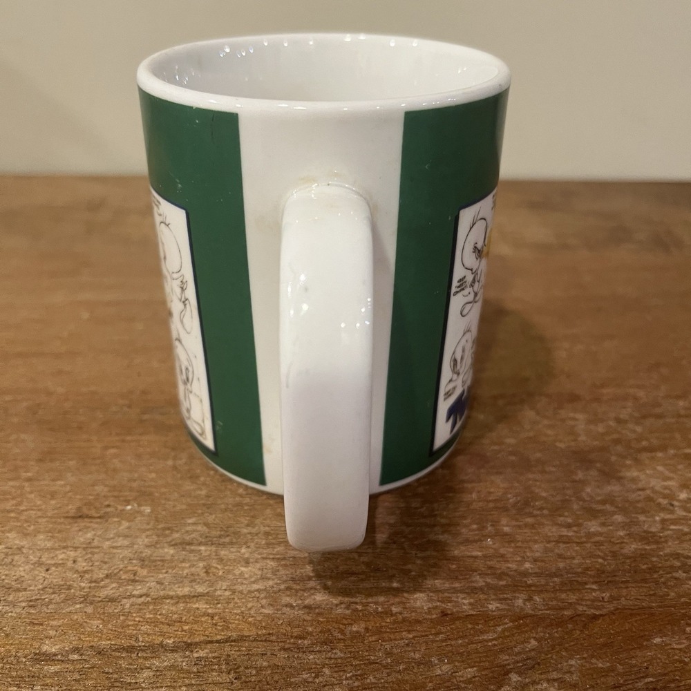 Vintage 1995 Tweety Bird Warner Bros Studio Store Coffee Mug Cup Looney Toons WB - Picture 5 of 8